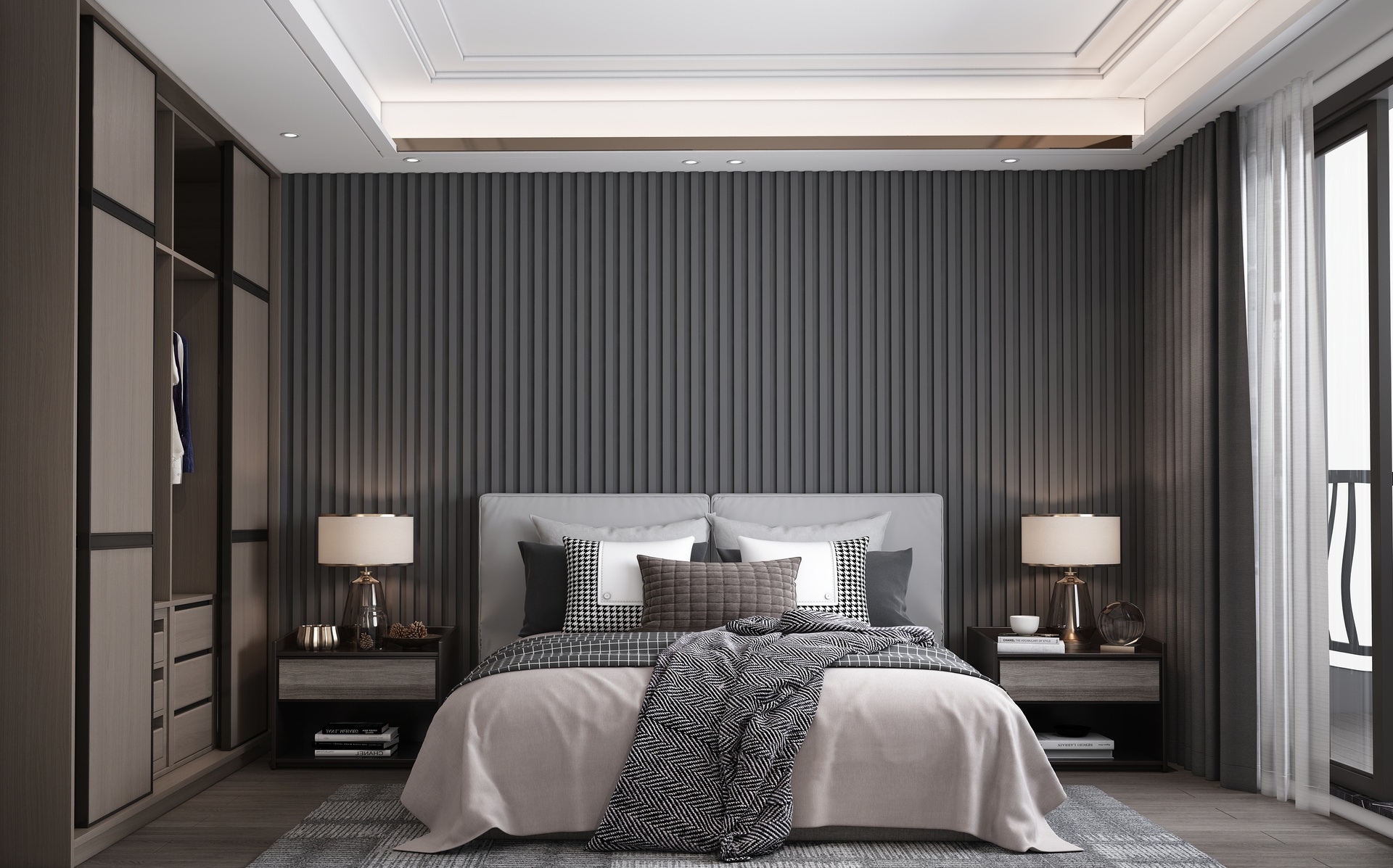 MDF-EWP - DOUBLE COLOR - 30x280 cm - PM01 - ONIX GRAY