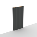 MDF - WP10 - Wall Panel - 12 mm - 12.6 x 280 cm - PM01 - ANTHRACITE