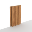 MDF - WP04 - Wall Panel - 18 mm - 12.6 x 280 cm - 371 - CLASSIC OAK