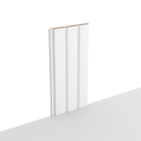 MDF - SWP03 - Wall Panel - 8 mm - 10 x 280 cm - Y23 SOFT WHITE