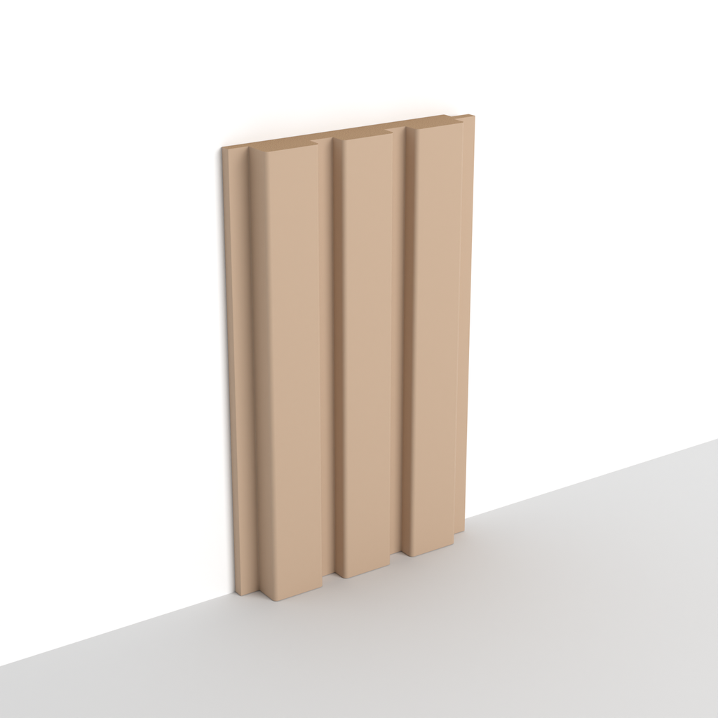 MDF - WP04A - Wall Panel - 18 mm - 12.6 x 280 cm - Y27 LIGHT BROWN