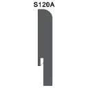 MDF Plinten - S120A - 18 mm x 12 x 280 cm - Y23 SOFT WHITE