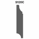 MDF Plinten - S120C - 18 mm x 12 x 280 cm - Y23 SOFT WHITE