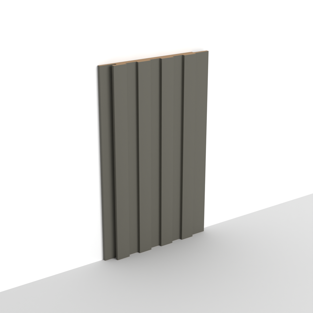 MDF - WP12 - Wall Panel - 12 mm - 15.7 x 280 cm - Y32 - GRAY