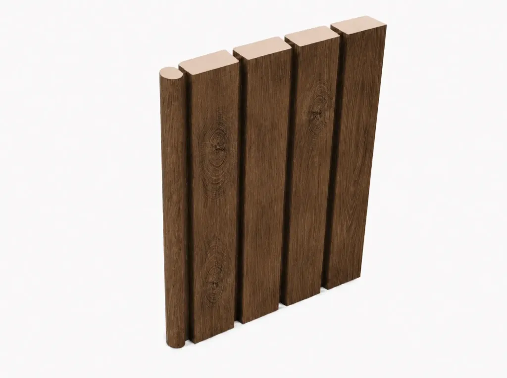 MDF - Flexi Wall Slat - 6x280 cm - 3D03 - DARK OAK