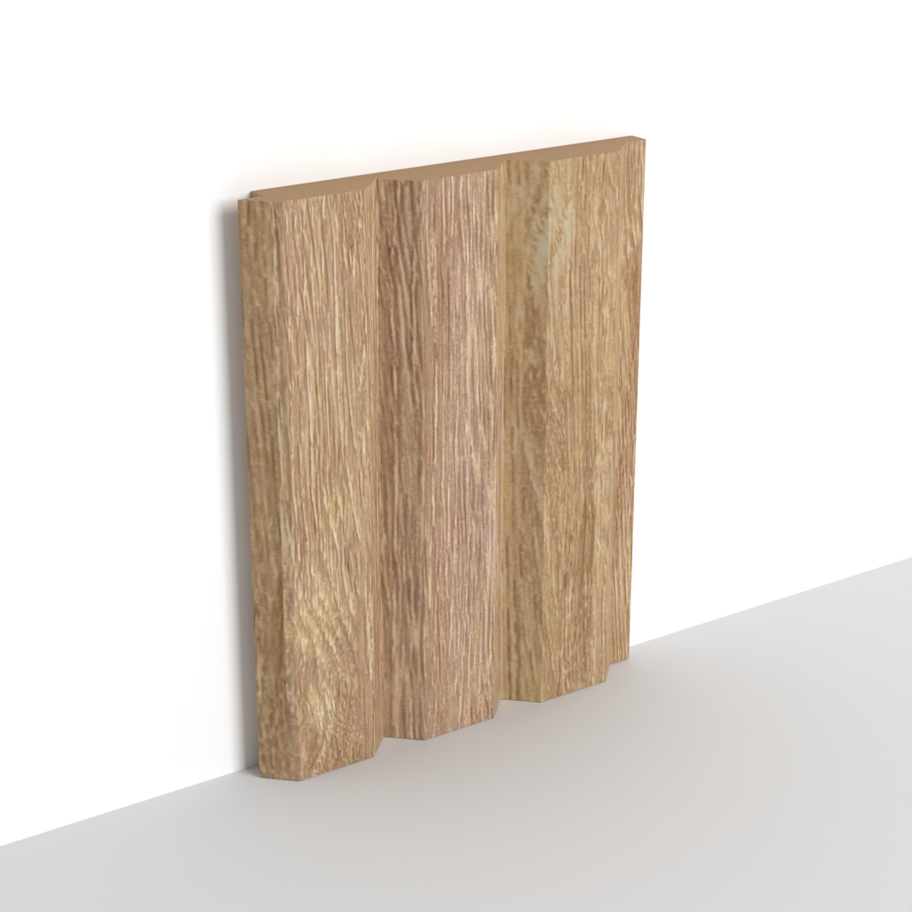 MDF - WP07 - Wall Panel - 18 mm - 15.8 x 280 cm - 3D01 - LIGHT OAK