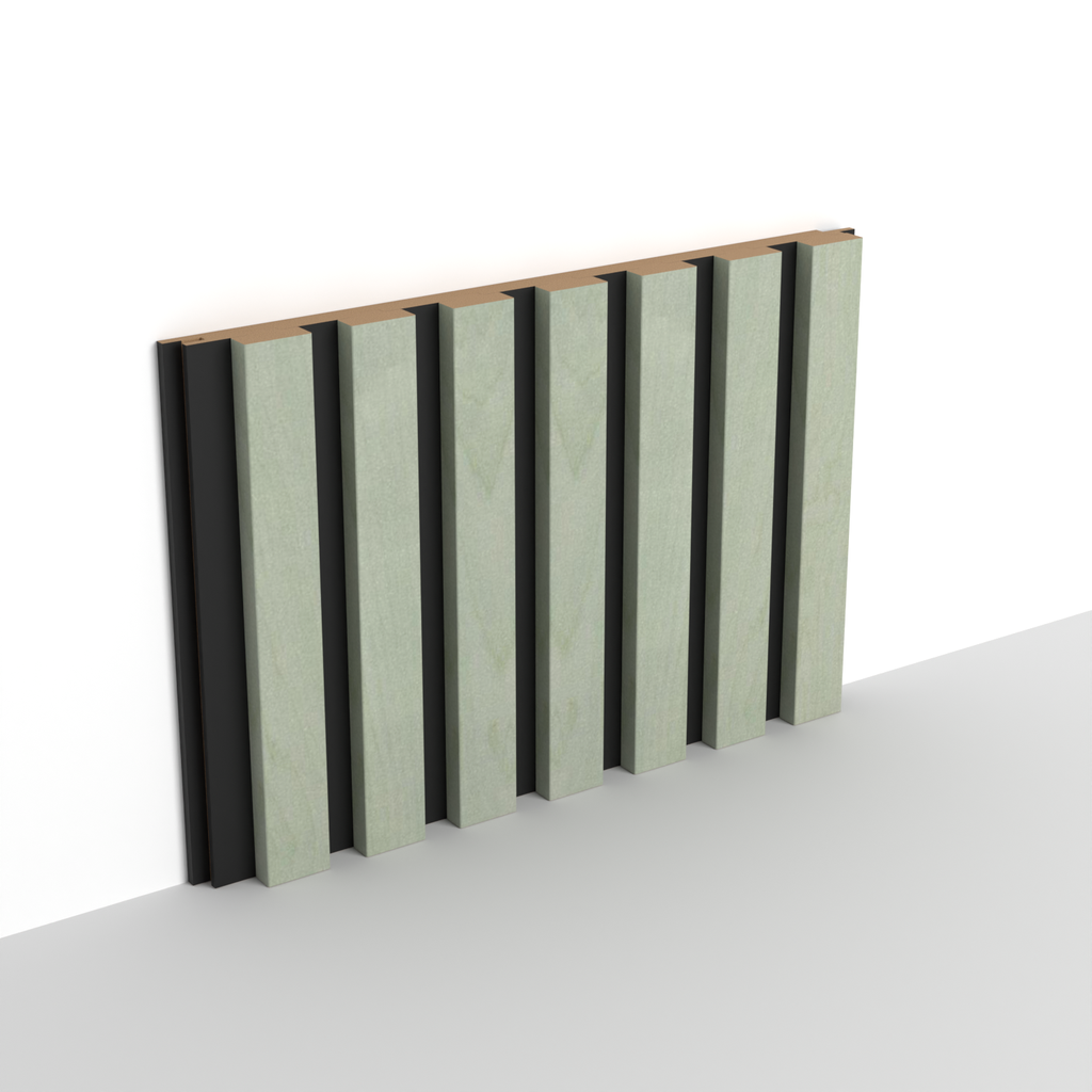 MDF - LATT - 20 mm - 30 x 280 cm - ELEGANT - MD04 - MOSS GREEN (F)