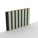 MDF - LATT - 20 mm - 30 x 280 cm - ELEGANT - MD04 - MOSS GREEN (F)
