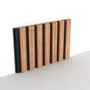 MDF - LATT - 20 mm - 30 x 280 cm - ELEGANT - 455 - ZEBRANO OAK