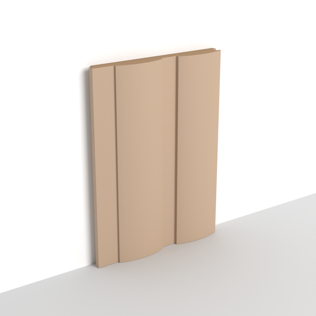 MDF - WP06 - Wall Panel - 18 mm - 14.8 x 280 cm - Y27 LIGHT BROWN
