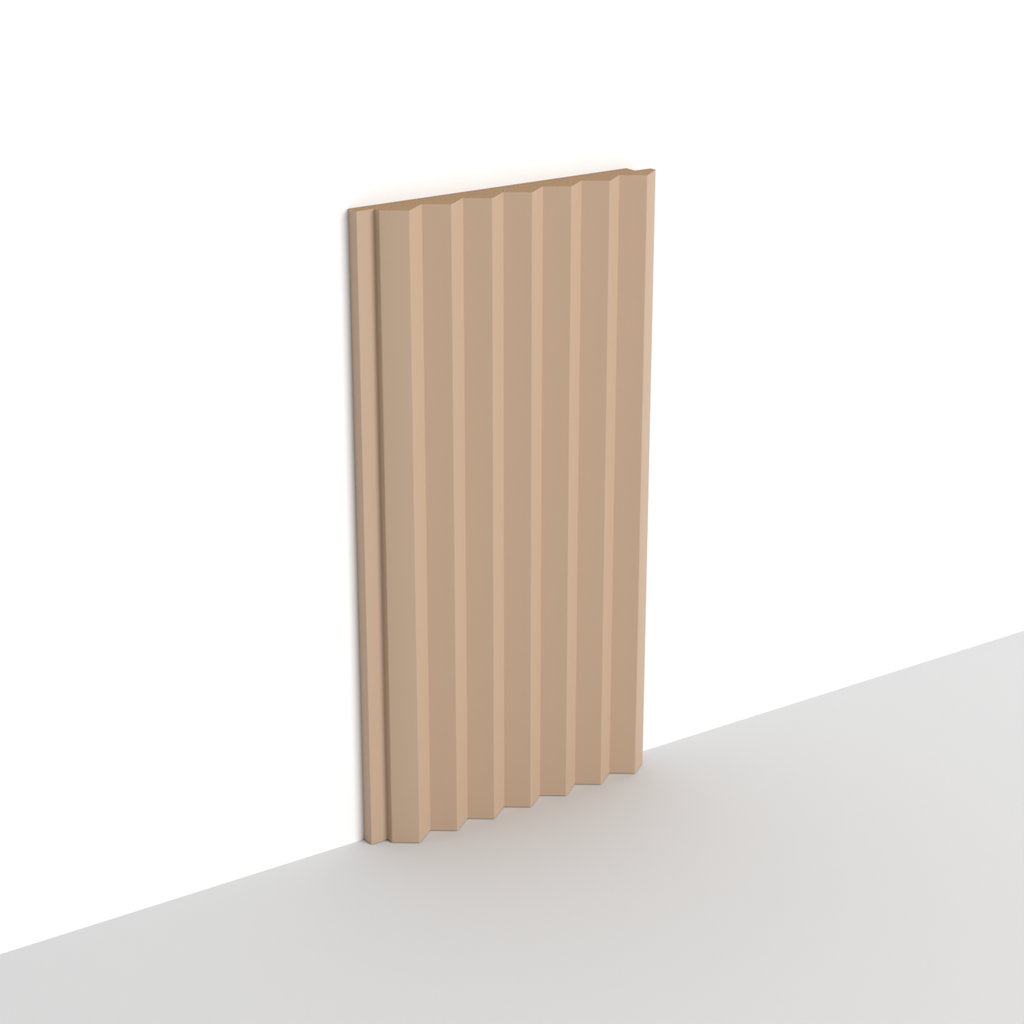 MDF - WP10 - Wall Panel - 12 mm - 12.6 x 280 cm - Y27 LIGHT BROWN