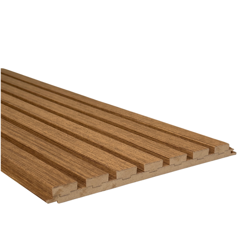 MDF - LATT - DOUBLE COLOR - 20 mm - 30 x 280 cm - 113 - TEAK