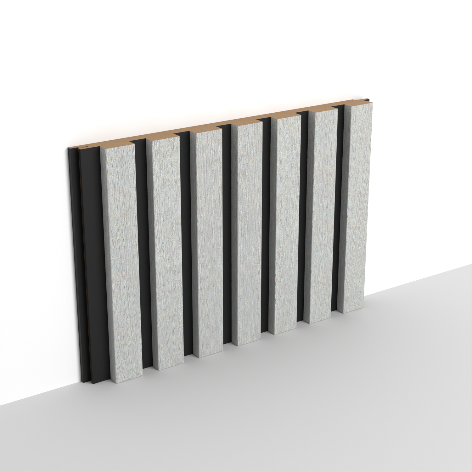 MDF - LATT - 20 mm - 30 x 280 cm - ELEGANT - Y45 - SILVER OAK