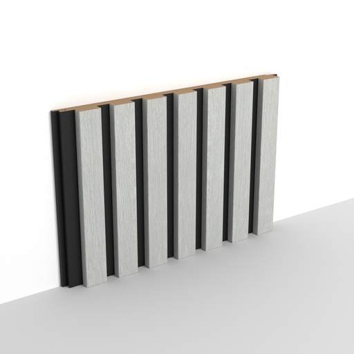 MDF - LATT - 20 mm - 30 x 280 cm - ELEGANT - Y45 - SILVER OAK