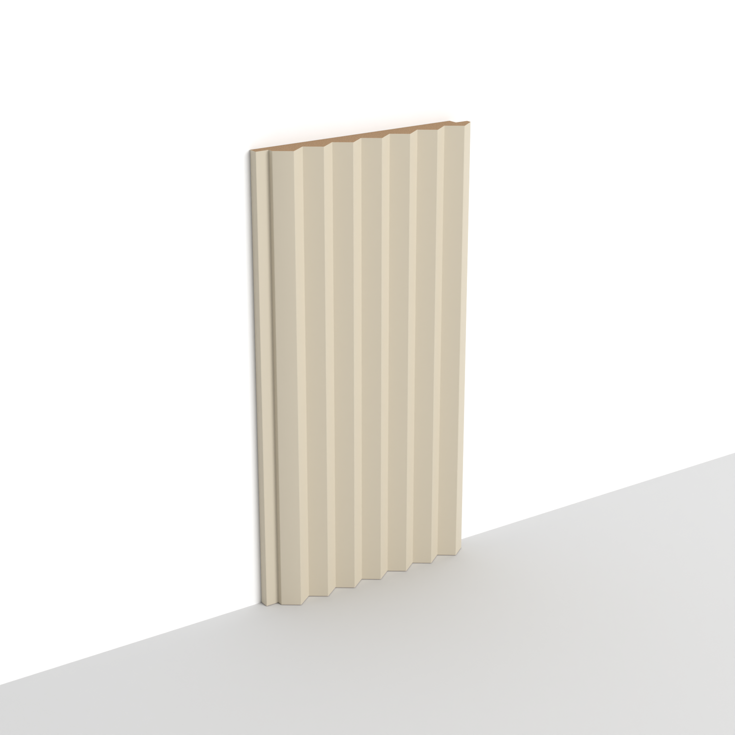 MDF - WP10 - Wall Panel - 12 mm - 12.6 x 280 cm - Y26 - BEIGE