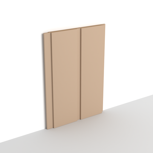 MDF - WP15 - Wall Panel - 10 mm - 18.7 x 280 cm- Y27 LIGHT BROWN