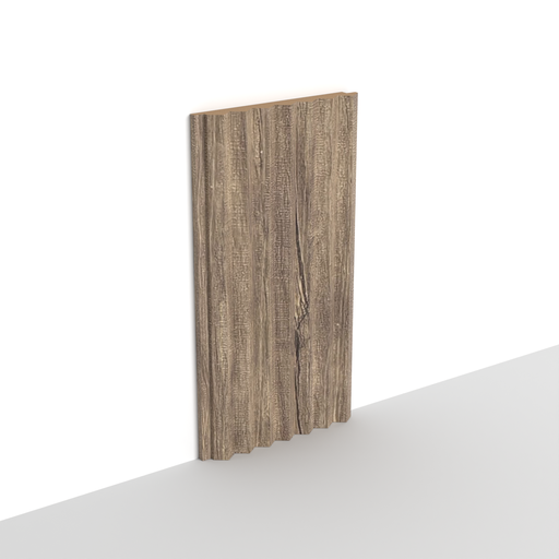 MDF - WP10 - Wall Panel - 12 mm - 12.6 x 280 cm - 202 - ANTIC WALLNUT