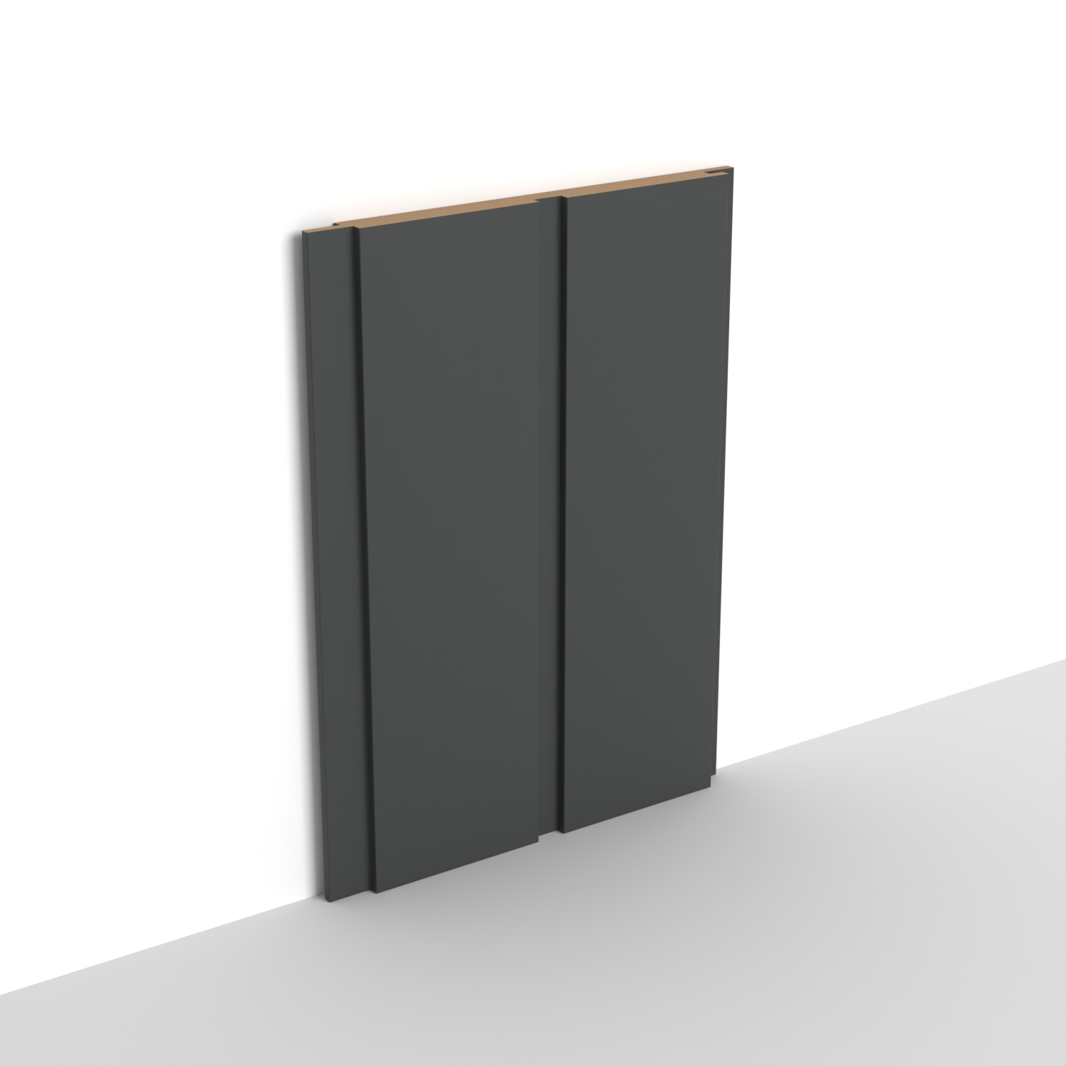 MDF - WP15 - Wall Panel - 10 mm - 18.7 x 280 cm - PM01 - ANTHRACITE