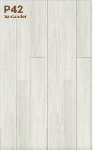 Laminate Floor - AC4 - V - LP - 8 mm - 19x120 cm - P42 - SANTANDER