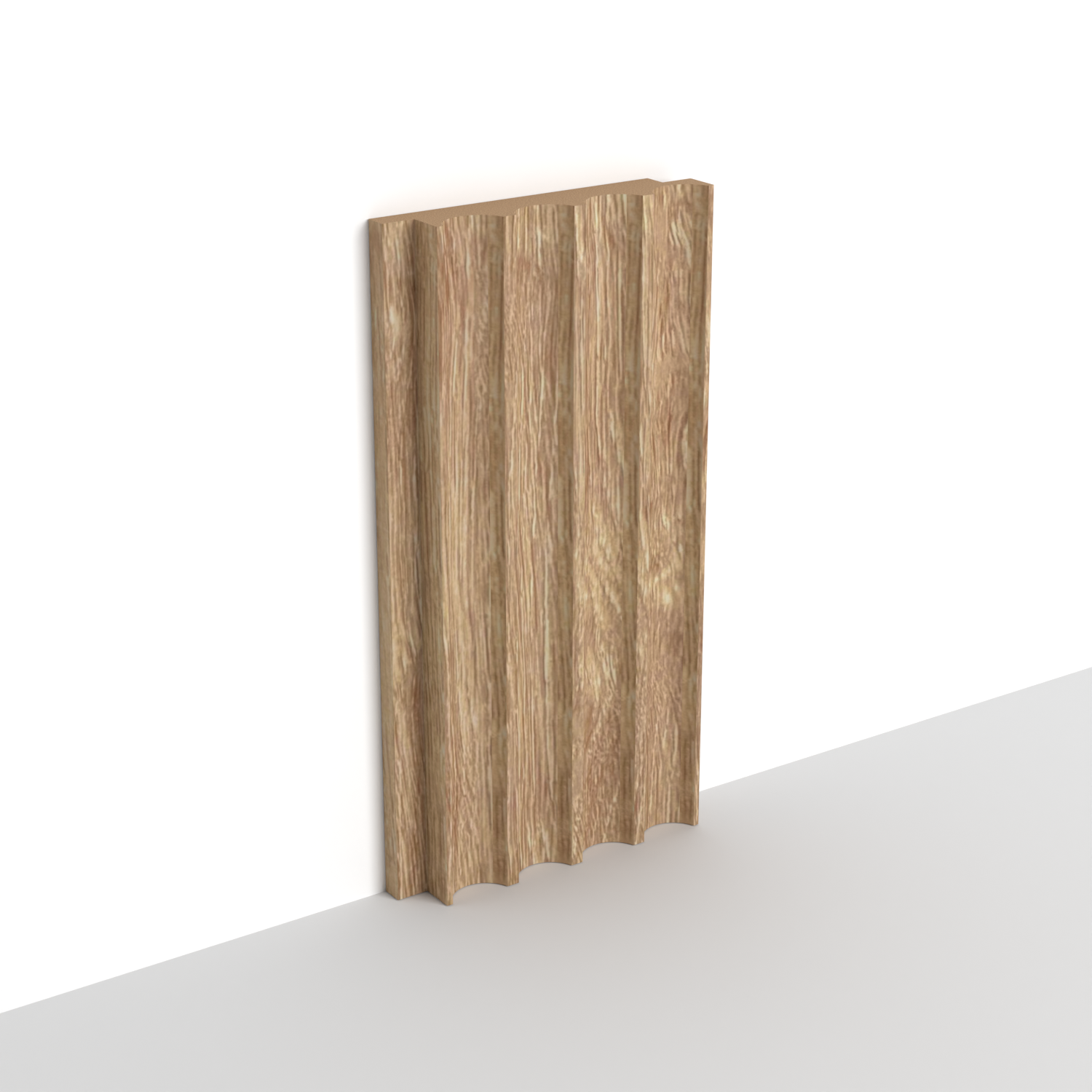 MDF - WP08 - Wall Panel - 18 mm - 10.7 x 280 cm - 3D01 - LIGHT OAK
