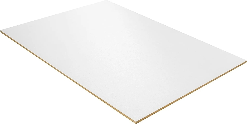 MDFLAM - STARWOOD - MEGA - 5 mm - 210 x 280 cm - PAINTED - WHITE / WHITE