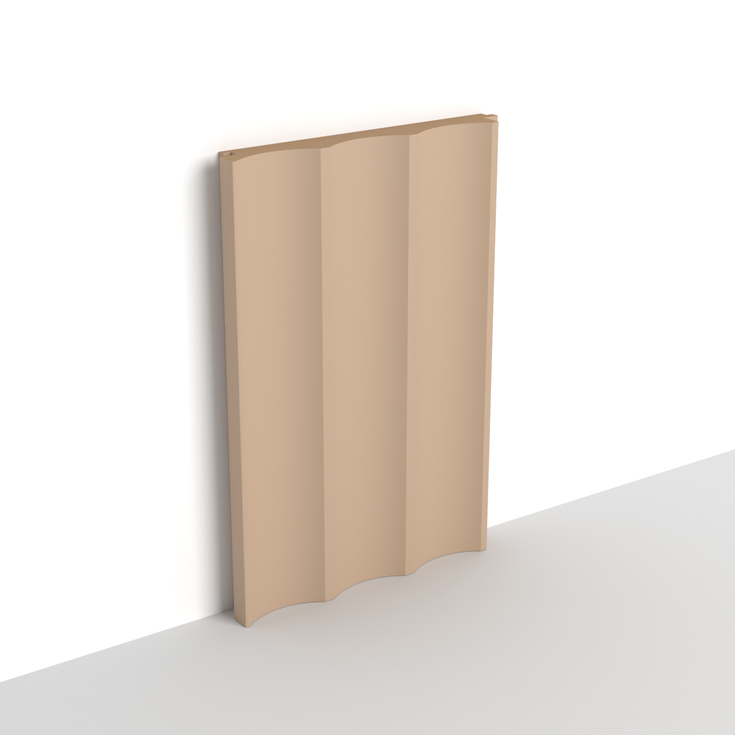 MDF - WP08A - Wall Panel - 18 mm - 13.6 x 280 cm - Y27 - LIGHT BROWN